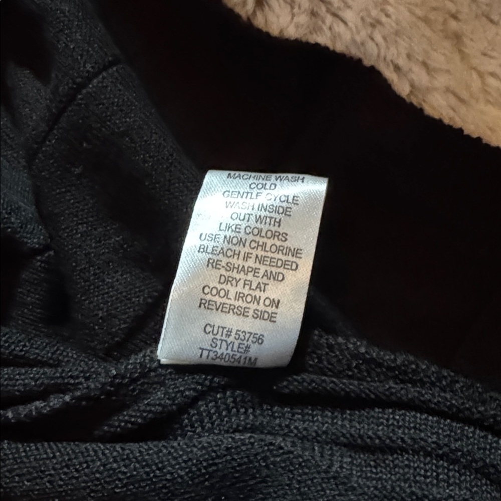 Connected Apparel Black Knit Dress - Picture 4 of 5